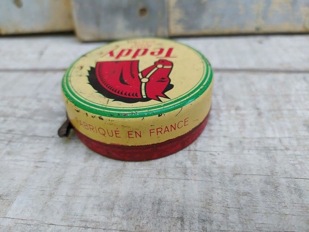 Ancienne Boite Cirage Teddy Boot Polish / Cheval
