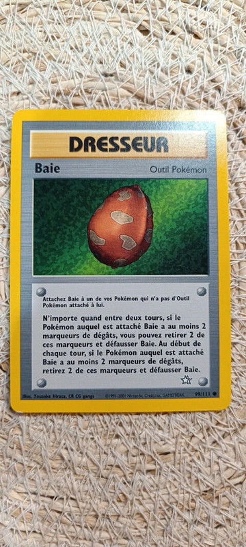Carte Pokmon - Dresseur Baie - 99/111 5 Montbrun (46)