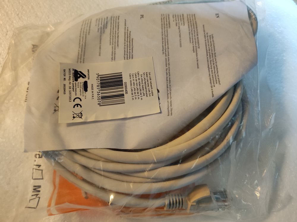 C&acirc;ble de r&eacute;seau LAN Matériel informatique