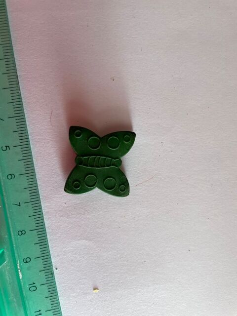 Gomma gomme eraser collection papillon bleu/vert 4 Bures-sur-Yvette (91)