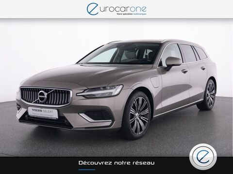 Volvo V60 T6 AWD Recharge 253 ch + 87 ch Geartronic 8 Inscription Luxe 2021 occasion Lyon 69007