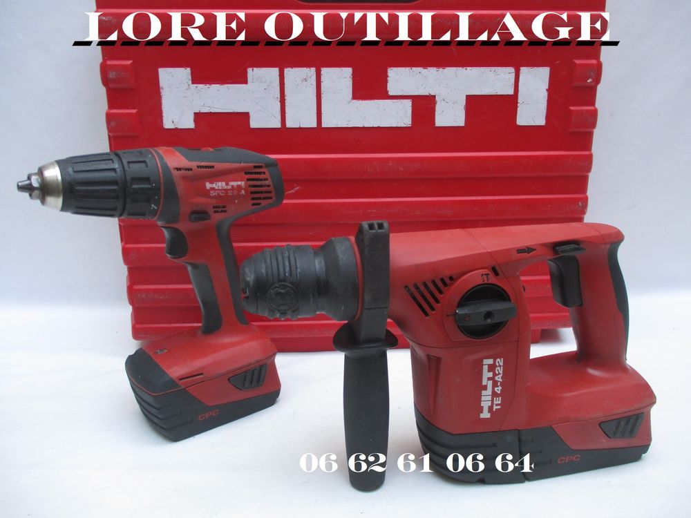 HILTI TE 4-A22 + SFC 22-A / Perforateur + Visseuse Bricolage
