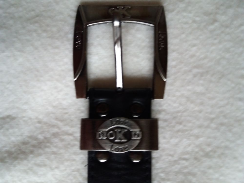 Ceinture noire homme Maroquinerie