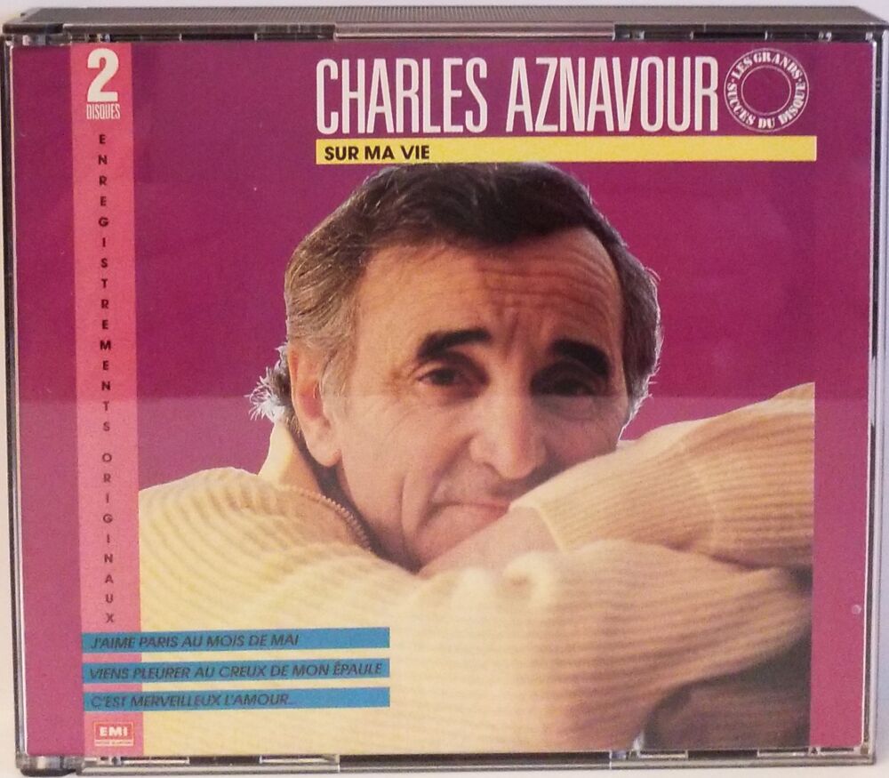 Charles Aznavour Sur Ma Vie CD et vinyles