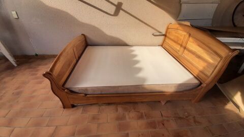 LIT chne massif avec son sommier Andr Renault 0 Noves (13)