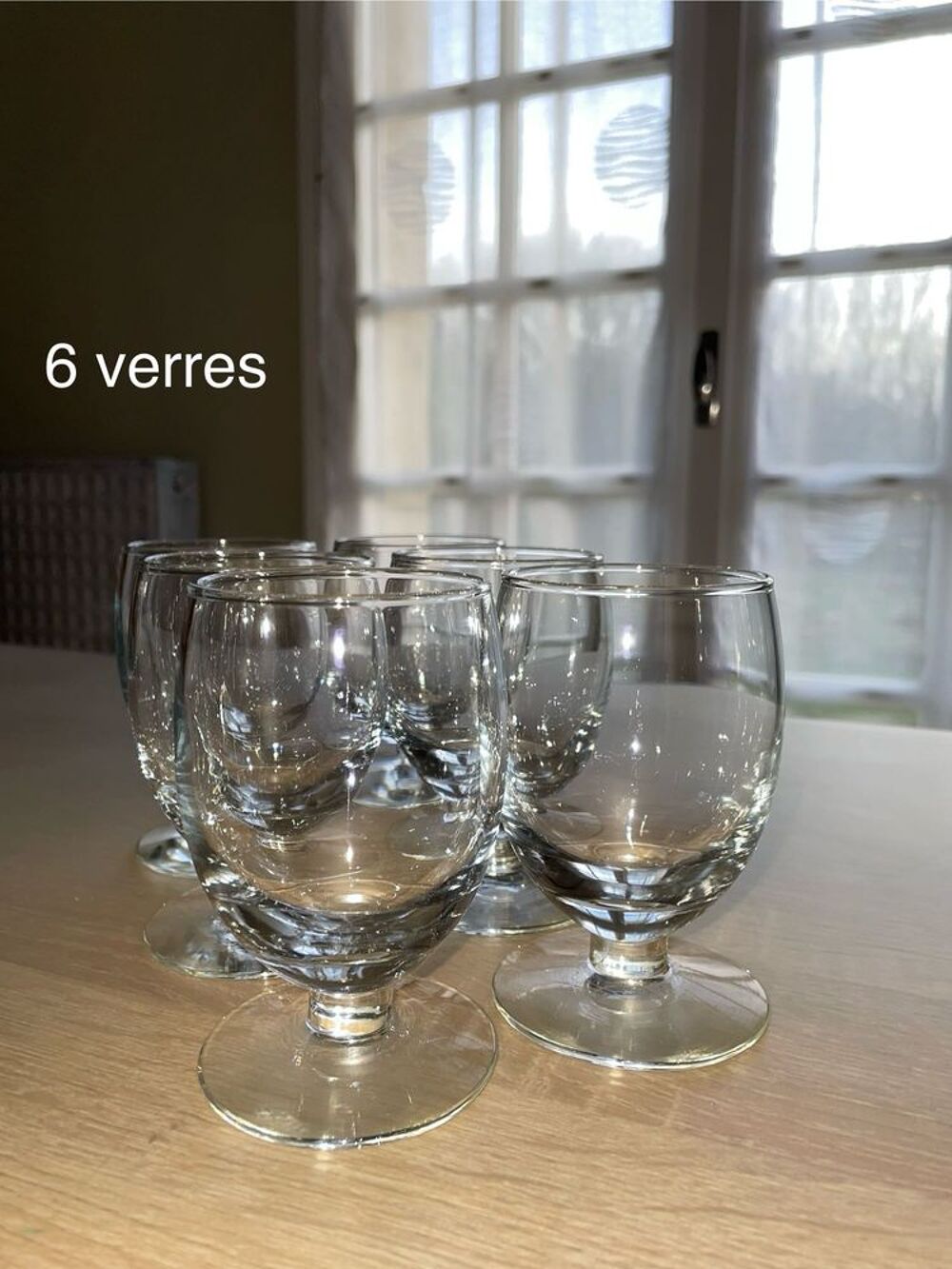 Service &agrave; verres Décoration