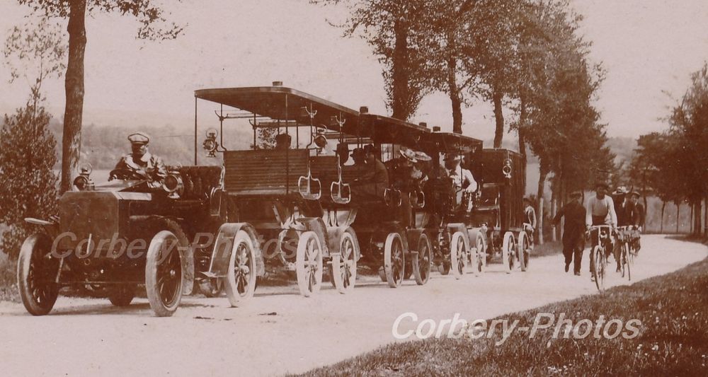 Photographie Cabinet Transport Train Renard Luzy ca1900 