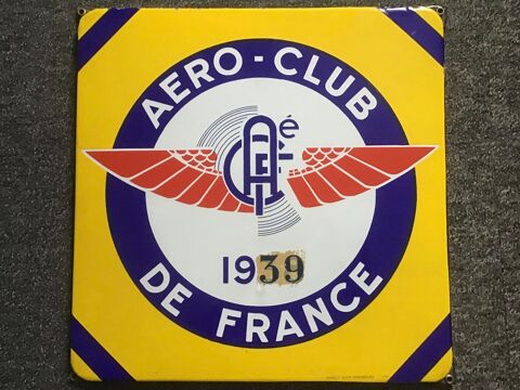 Plaque Aro Club de France  0 Paris 20 (75)