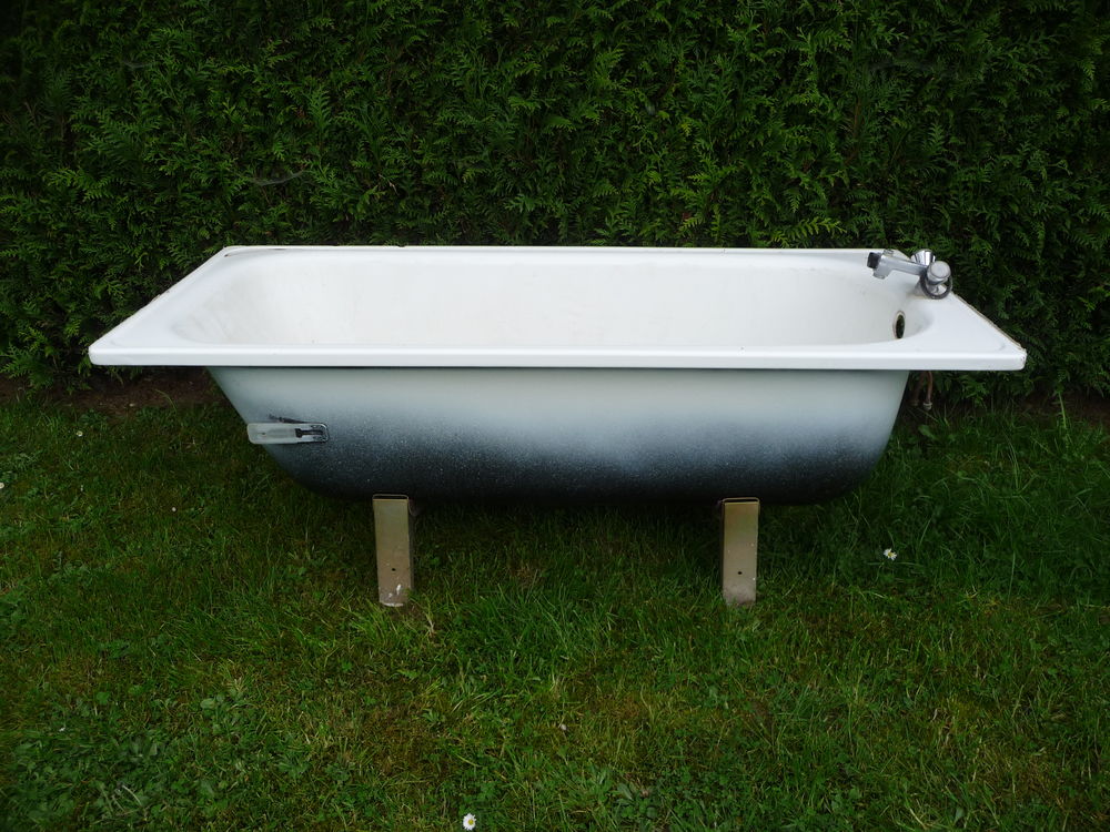Baignoire en m&eacute;tal &eacute;maill&eacute; Bricolage
