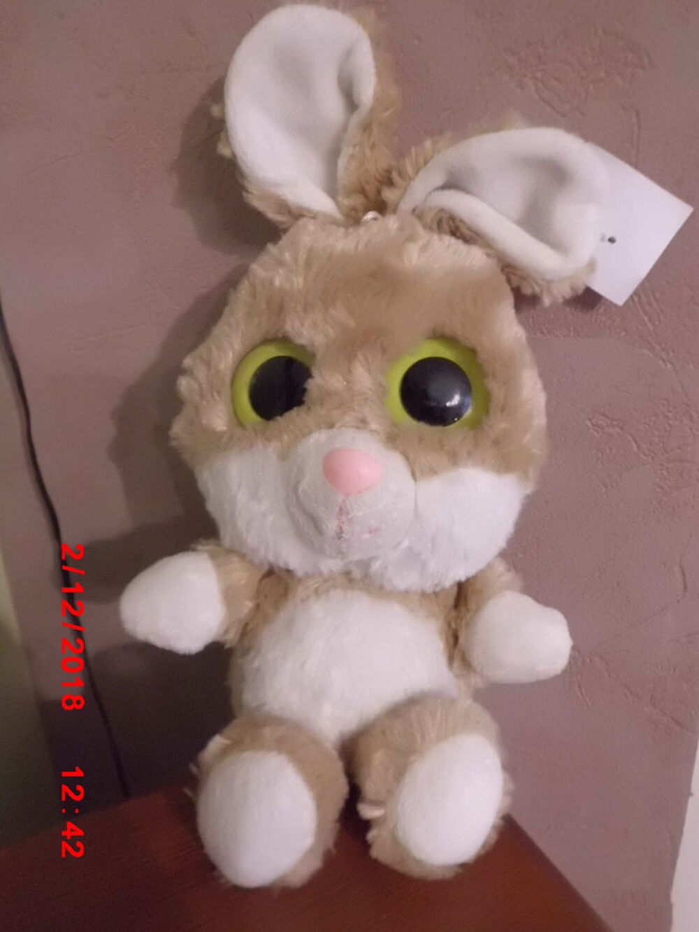 LAPIN BEIGE ET BLANC BAZOOKA Jeux / jouets