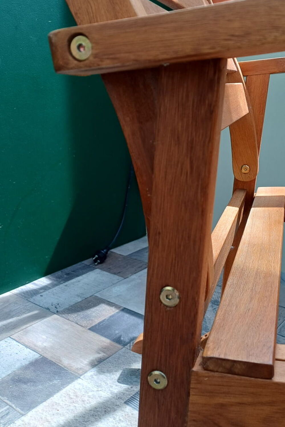 Rocking chair - chaise &agrave; bascule en bois Meubles