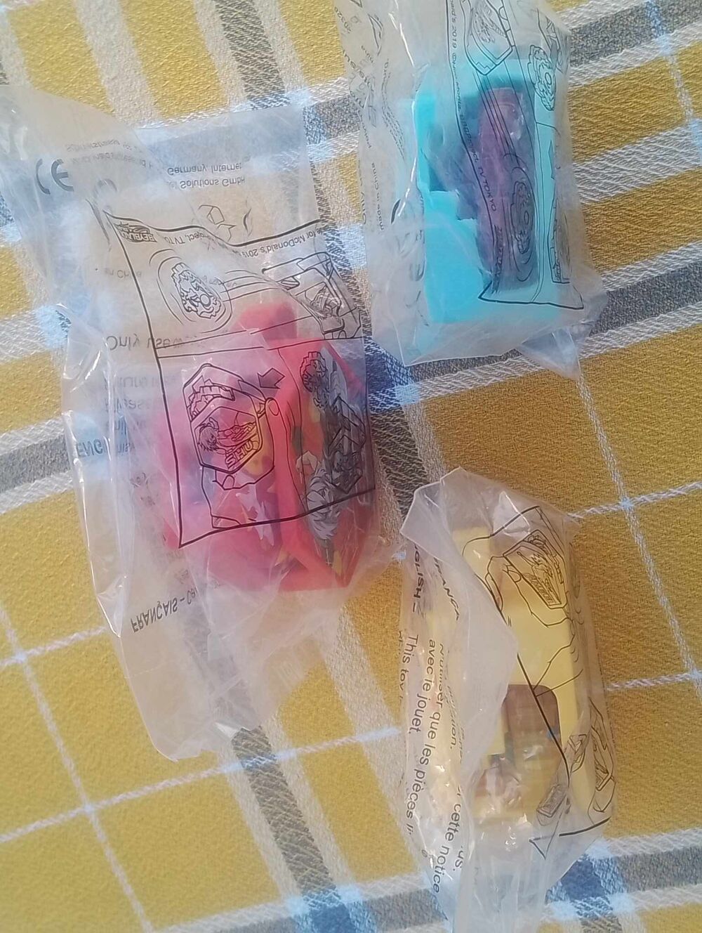 Lot de 3 Toupies "Beyblade" : Collection Mc Donald's - Neuf Jeux / jouets