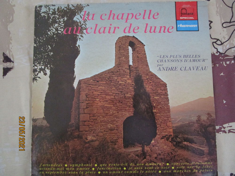 disque vinyle "Les plus belles chansons d'amour" d'ANDRE CLA CD et vinyles