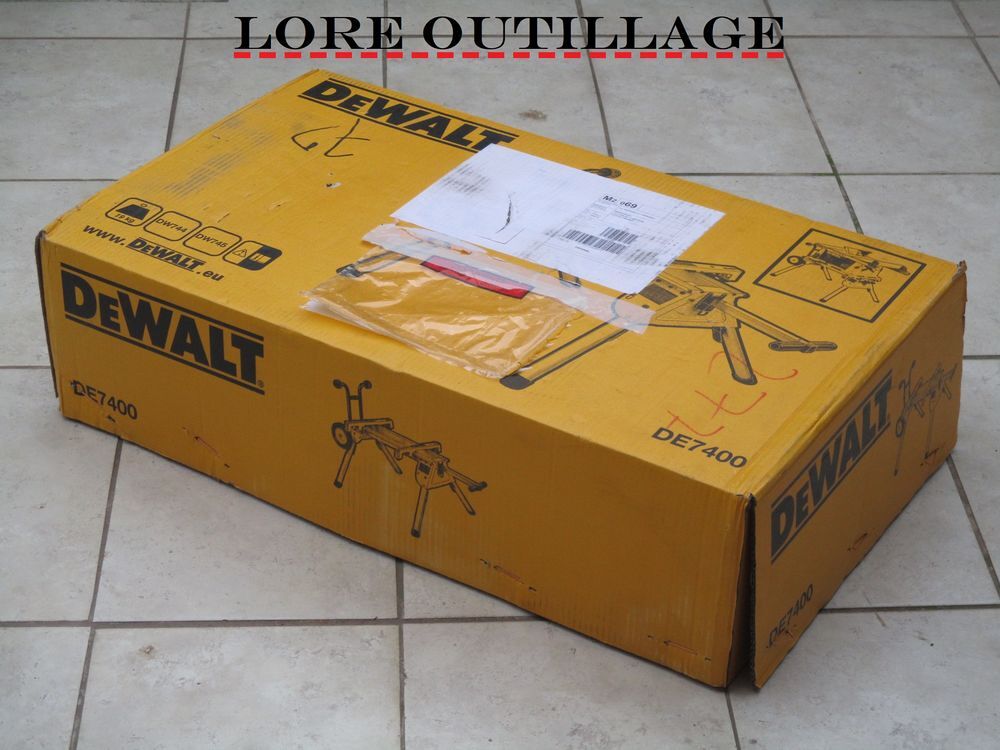 DeWALT DE7400 - Support de scie a roulettes Bricolage