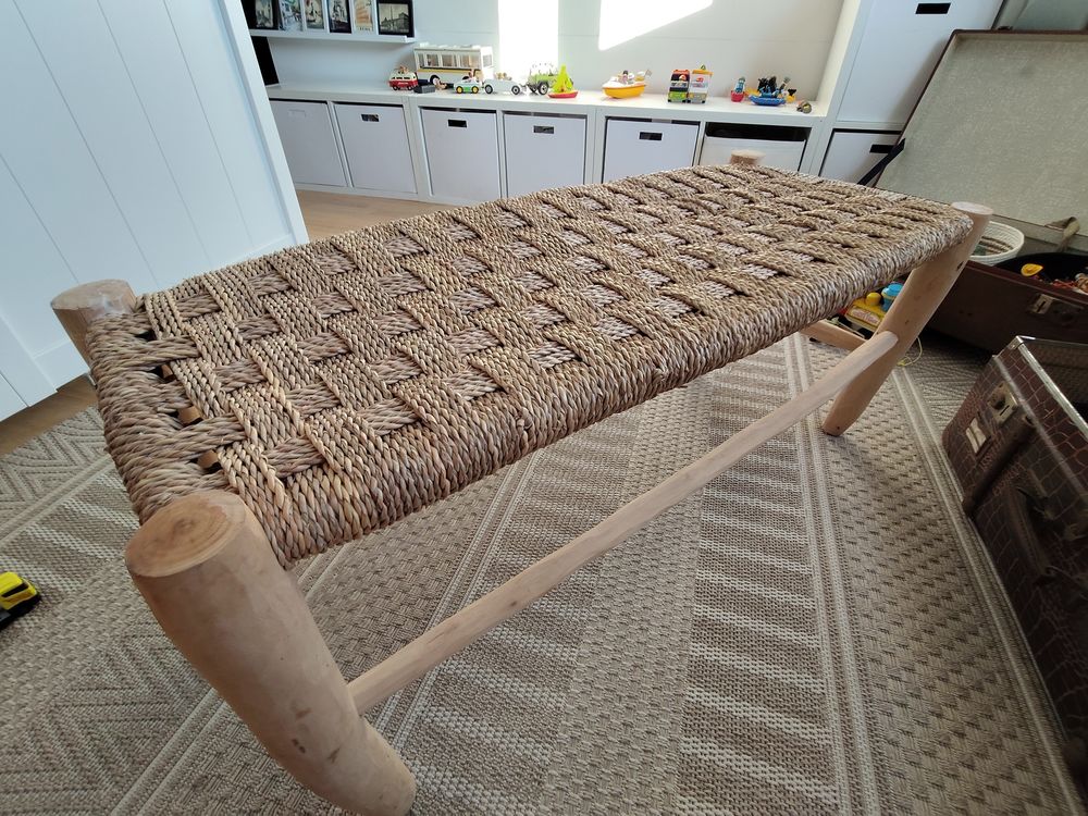 banc rotin marocain de chez Libitii Meubles