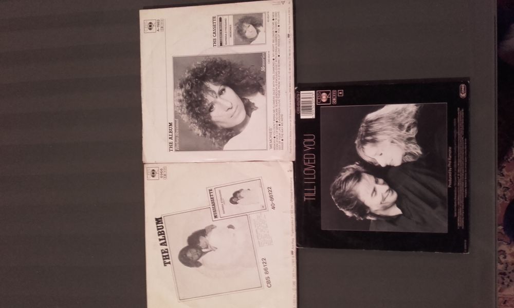 Lot de 3 disques vinyle 45 tours Barbra Streisand Audio et hifi