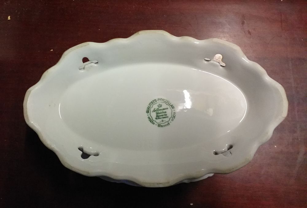 Jardiniere blanche en porcelaine SELTMANN WEIDEN Bavaria Jardin