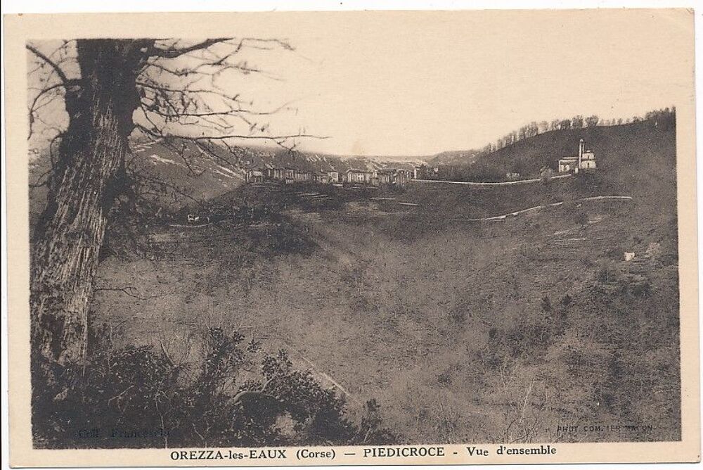 Cartes Postales Anciennes Corse Orezza les Eaux 