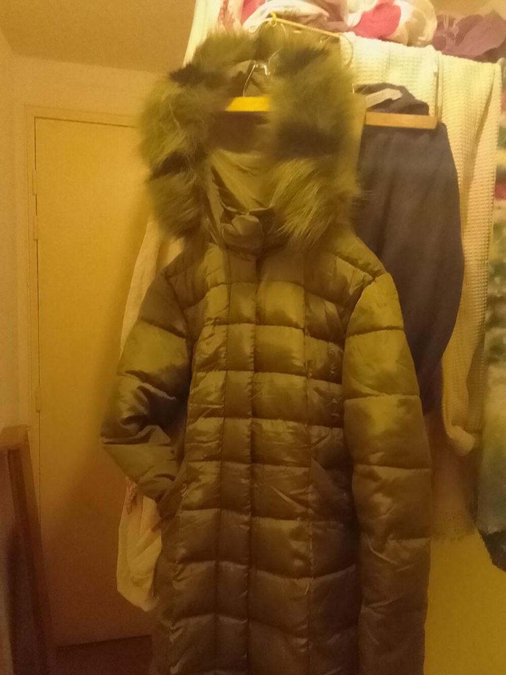 Doudoune femme kaki Vêtements