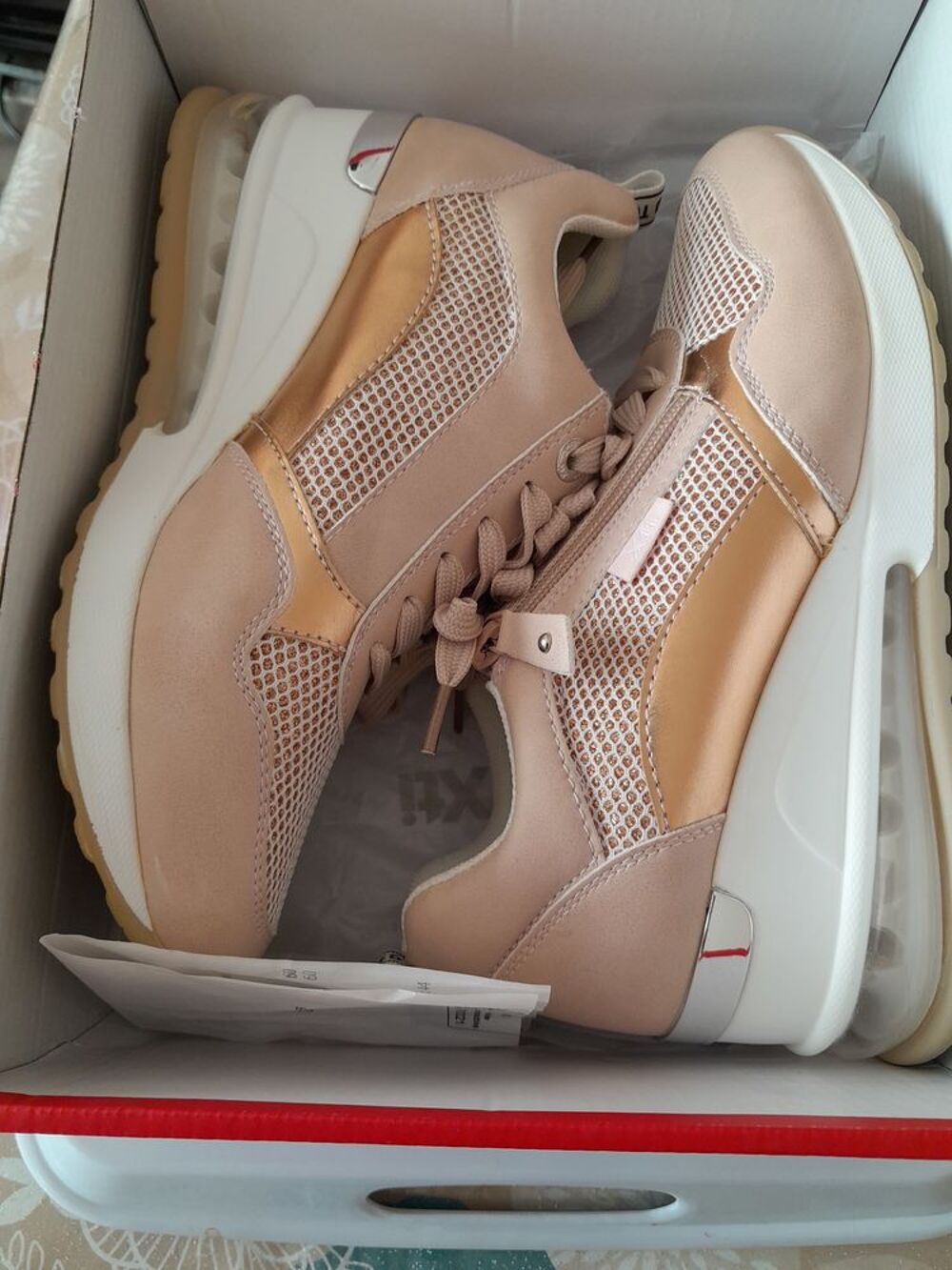 Basket compens&eacute;e 6 cm XTI Urban Chaussures
