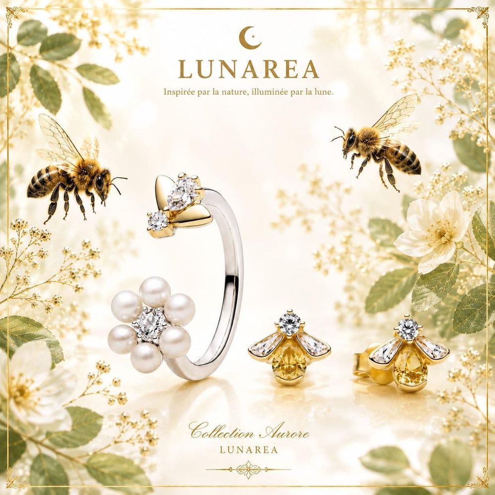 LUNAREA Des bijoux inspir&eacute;s par la nature et illumin&eacute;s par la lune 