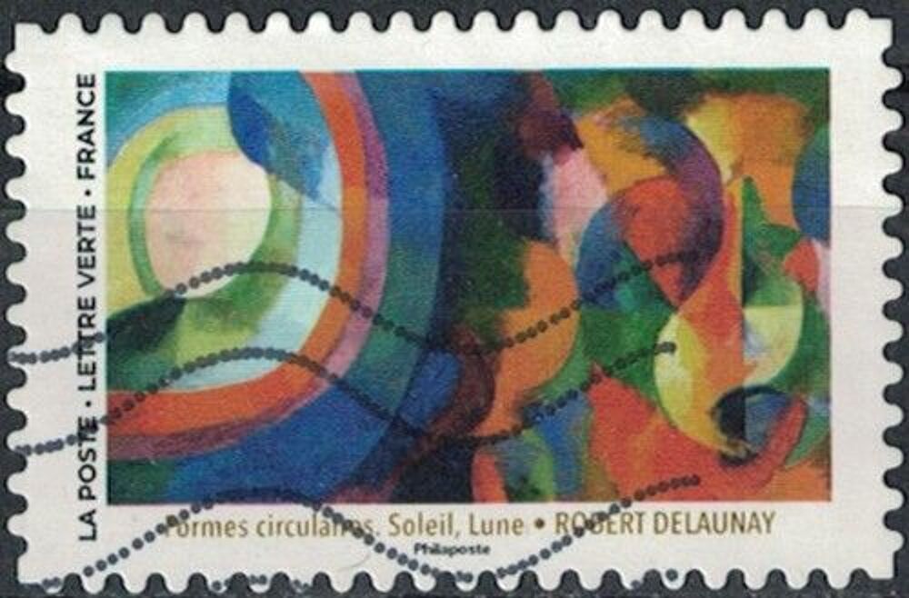 France 2025 Oblit&eacute;r&eacute; Used Grand Soleil Formes Circulaires So 
