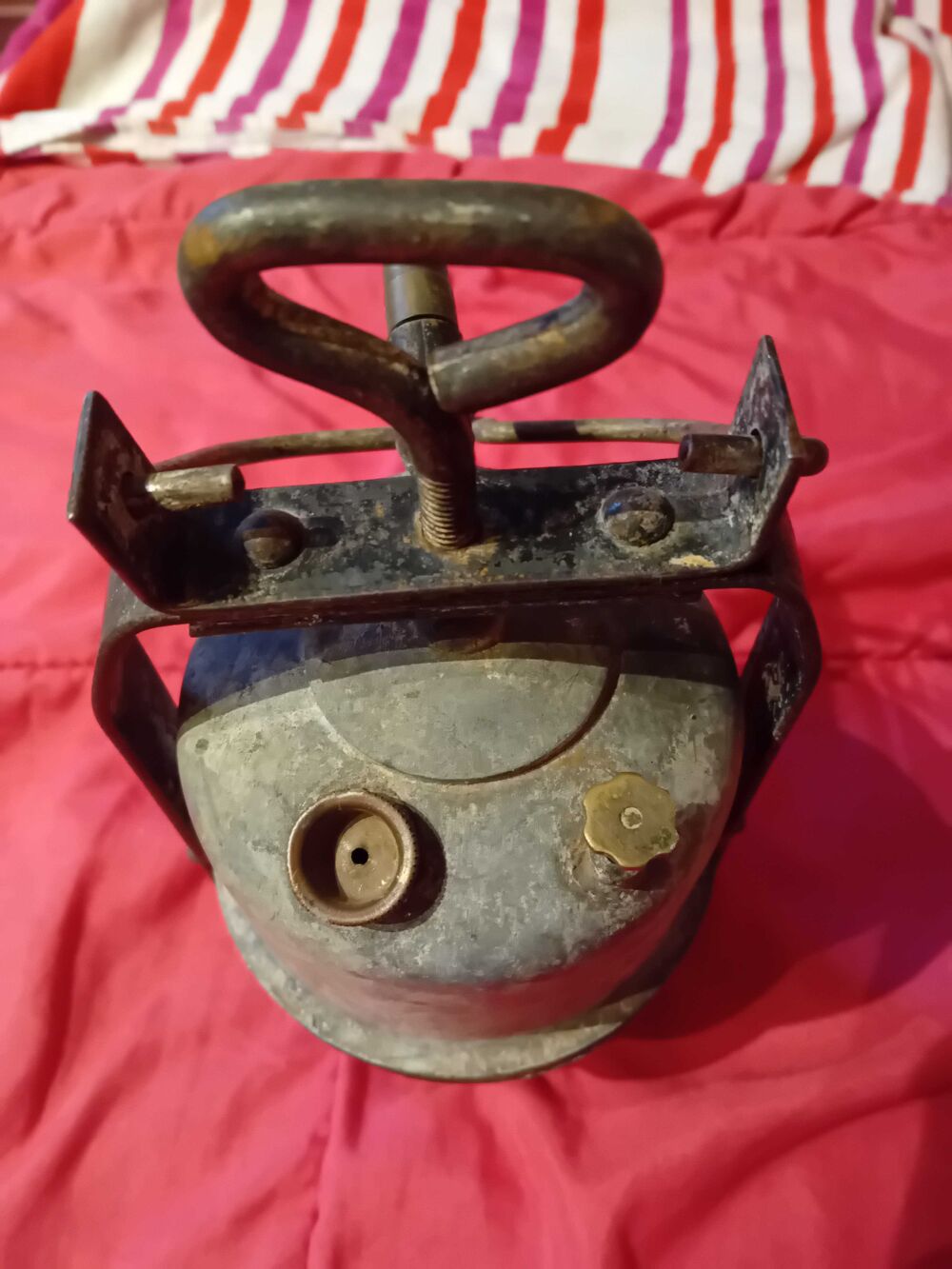 LAMPE DE MINEUR ANCIENNE ACETHYLENEf 