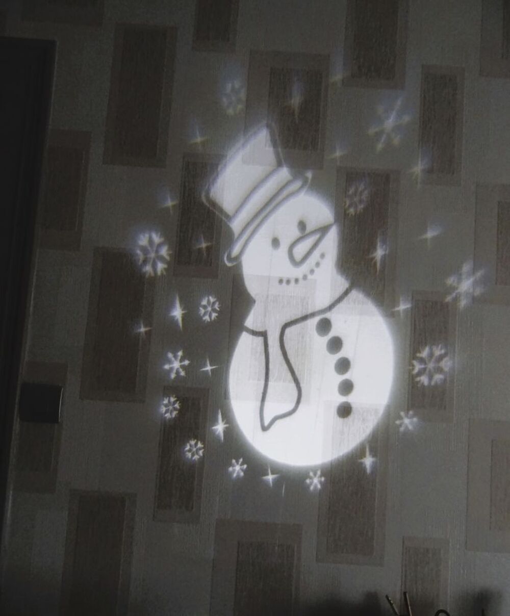 projecteur bonhomme de neige ext /int Décoration