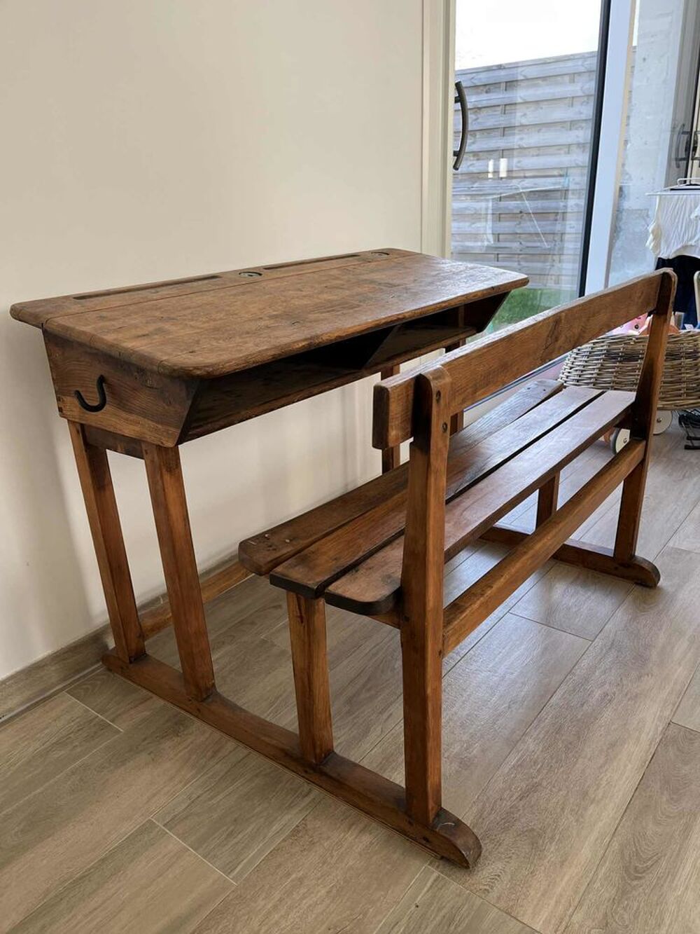 Bureau &eacute;cole ann&eacute;e 1960 Meubles