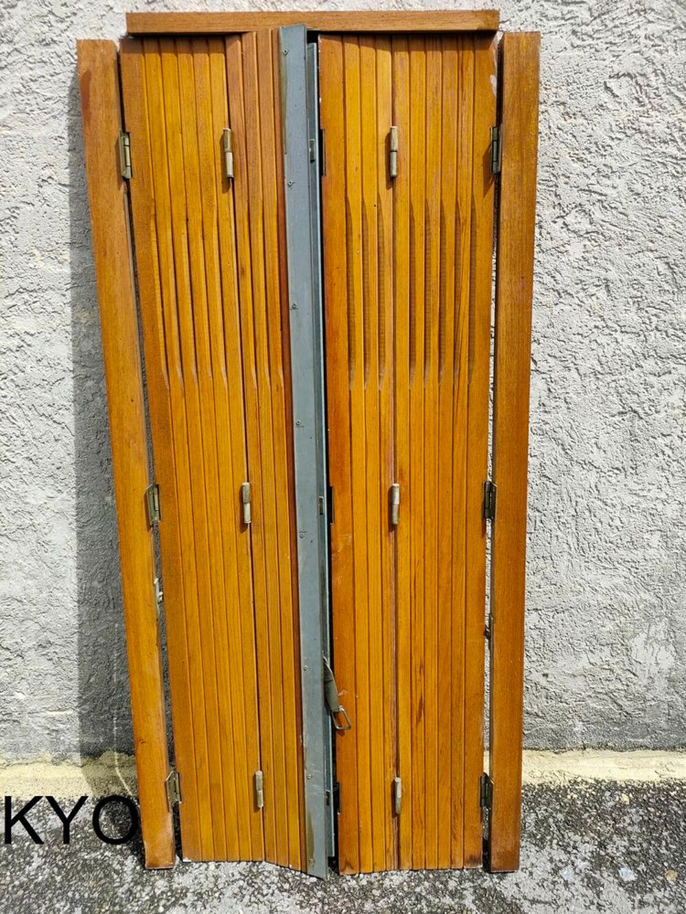 Volets pliants bois - Persienne 4 vantaux - Tr&egrave;s bon &eacute;tat Bricolage