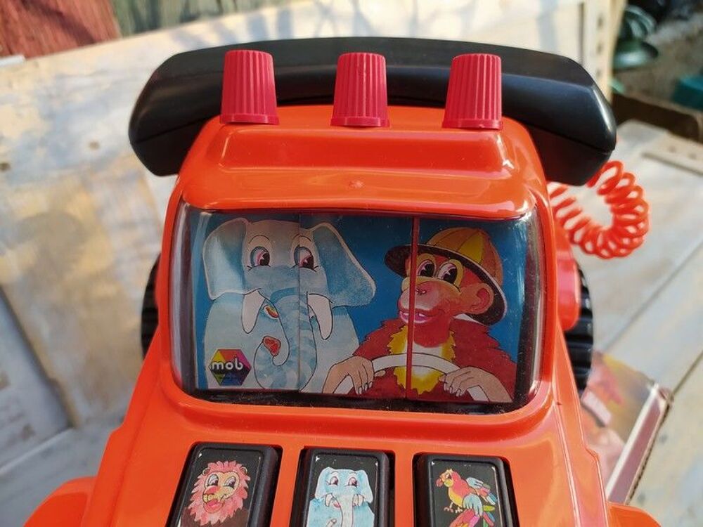 Jouet Vintage Smoby Auto Safari Ann&eacute;es 70/80 