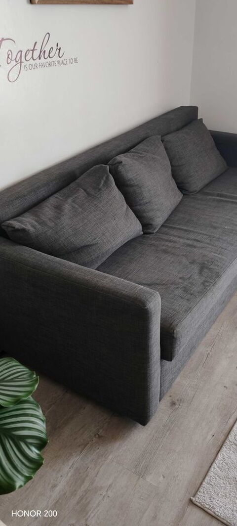 Canap� convertible IKEA 3/4 places gris �  175� �  Bon �tat 175 Chilly-Mazarin (91)