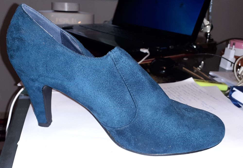 chaussures femme bleu t 40 Chaussures