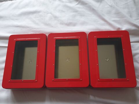 Bo�tes en m�tal rouge 10 Plaisir (78)