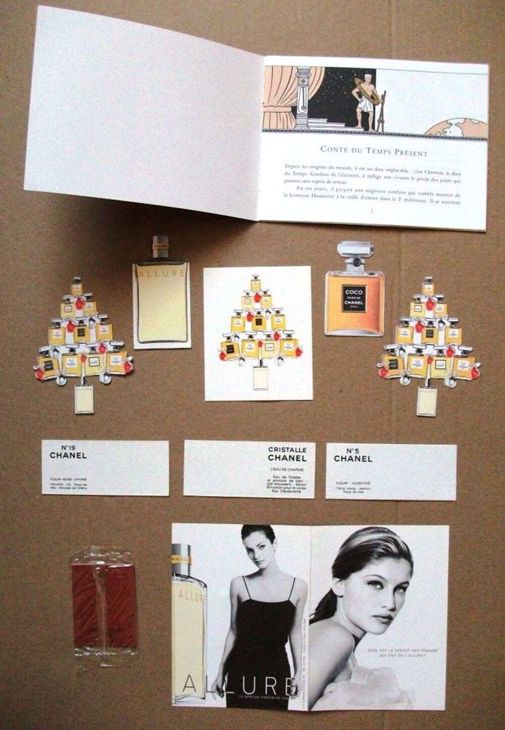 LOT publicitaire Chanel :11 pi&egrave;ces 