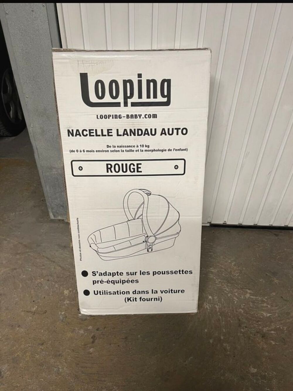 Nacelle Landau Rouge - Looping Vêtements