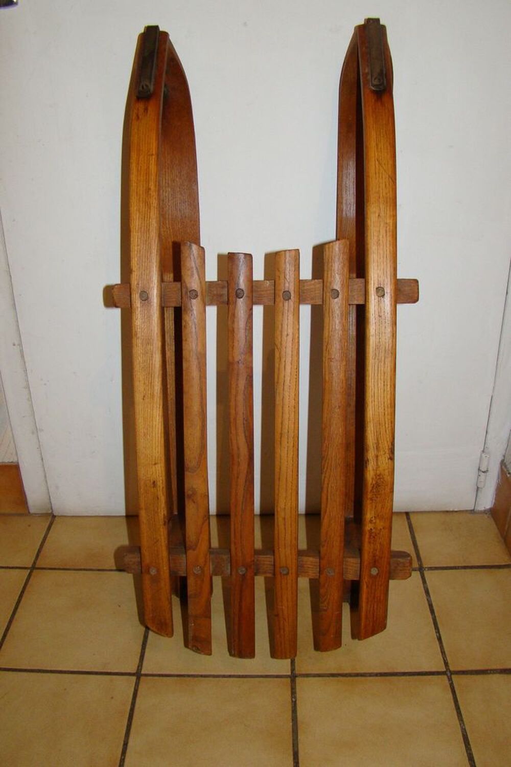 Ancienne luge en bois - ann&eacute;es 1950 Décoration