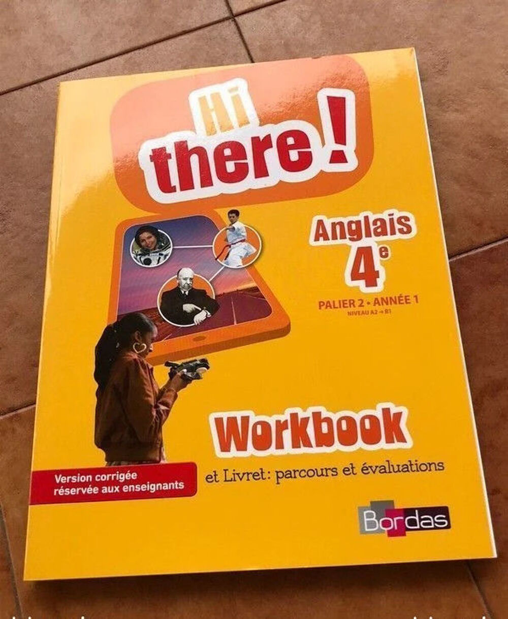 Workbook Anglais Niveau 4&egrave;me Livres et BD