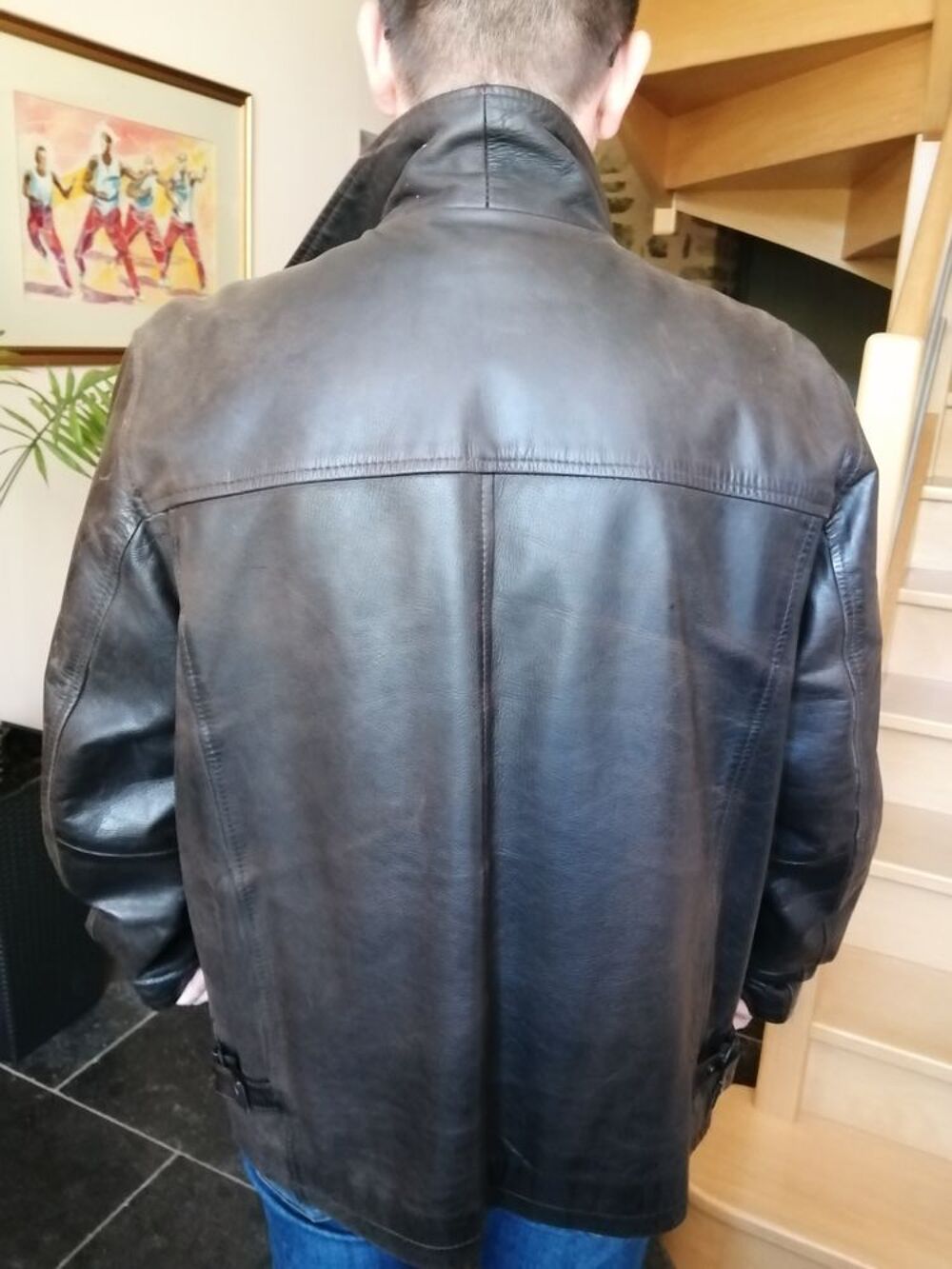 Veste en cuir XL, Burton Vêtements