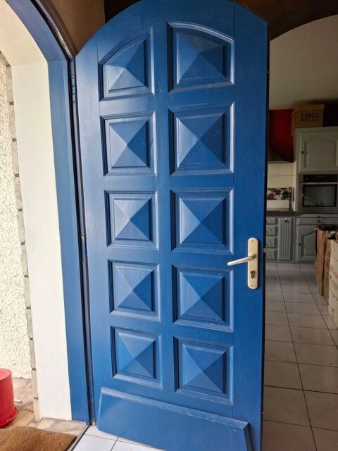 PORTE D ENTREE BLEU BRETAGNE 215 Chtellerault (86)