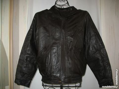 Blouson en cuir marron - T 48 19 Antony (92)