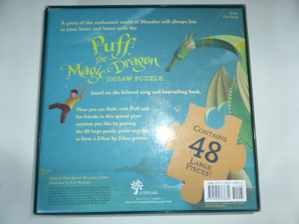 Puzzle 48 pi&egrave;ces Puff le dragon magique Jeux / jouets