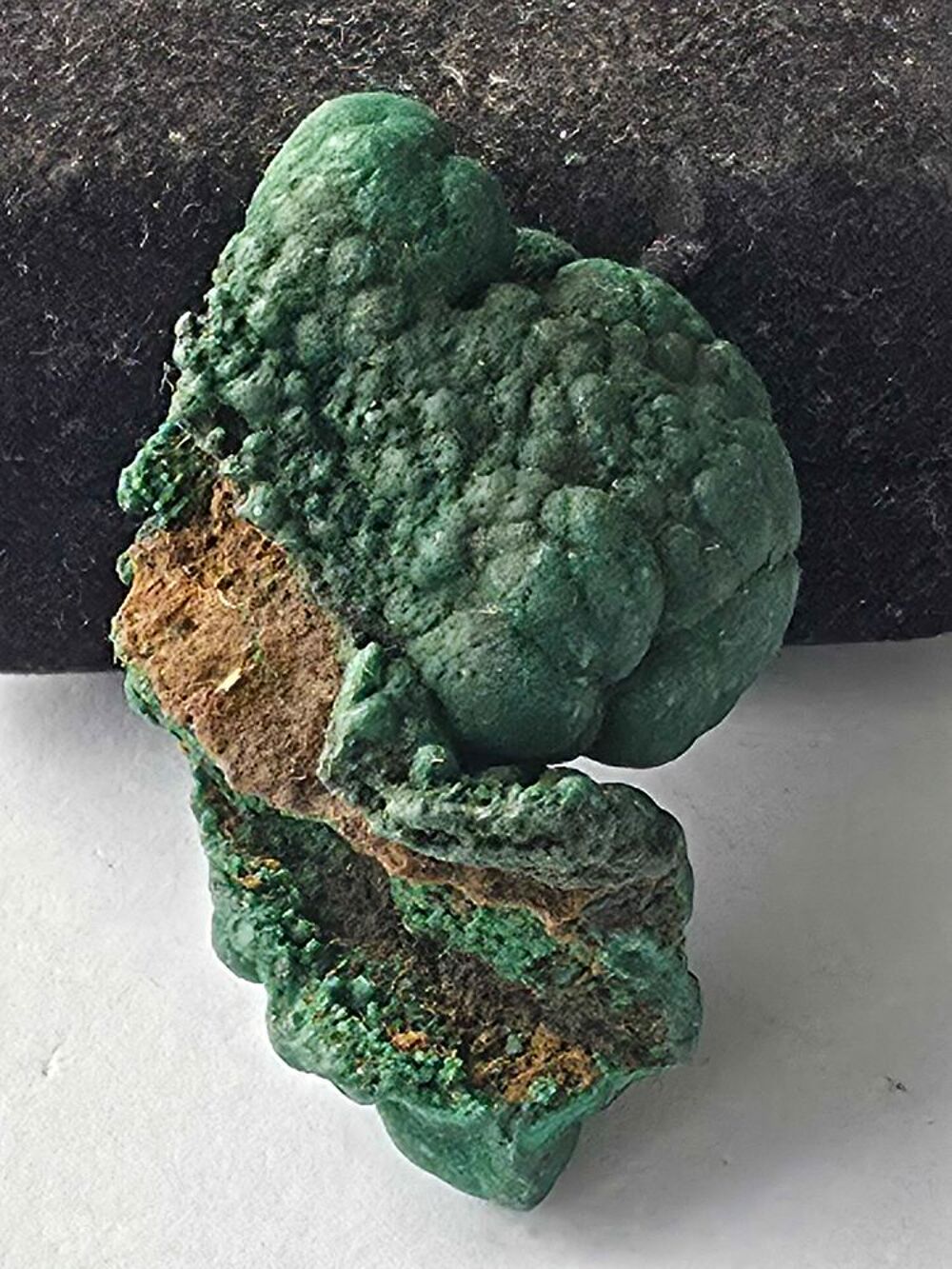 Rare Stalactite de Malachite Brute Vert Profond Katanga RDC-24g 