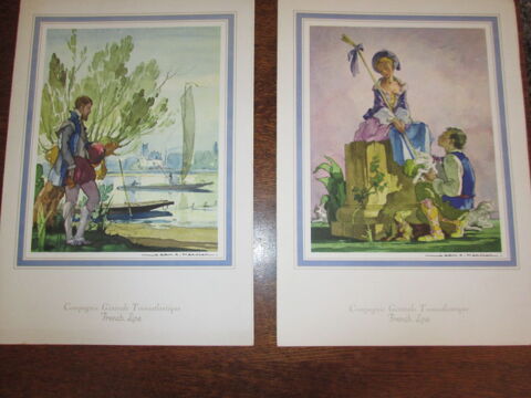 Menus du paquebot FRANCE 15 Frjus (83)