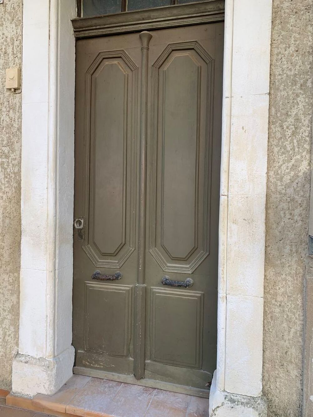 Porte d'entr&eacute;e en bois Bricolage