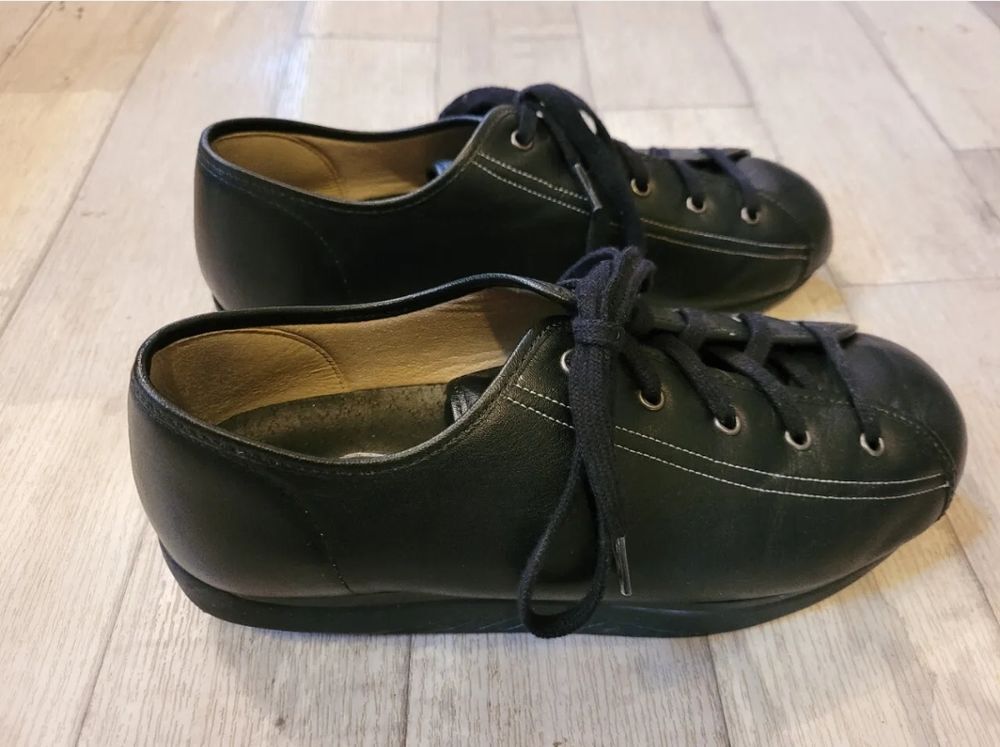 Chaussures orthop&eacute;diques HALTEN podonov Cuir Noires T 41 Chaussures