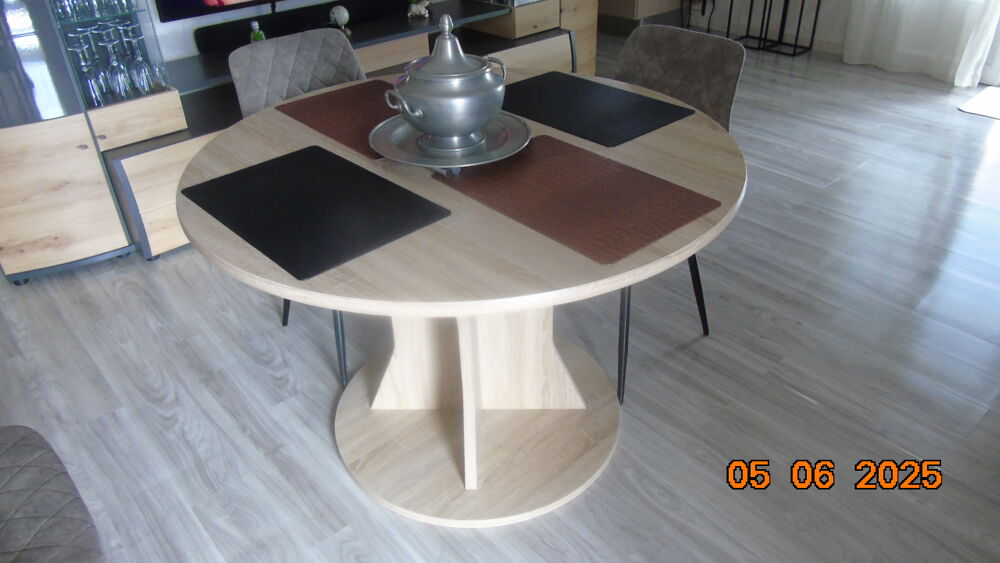 table ronde extensible Meubles