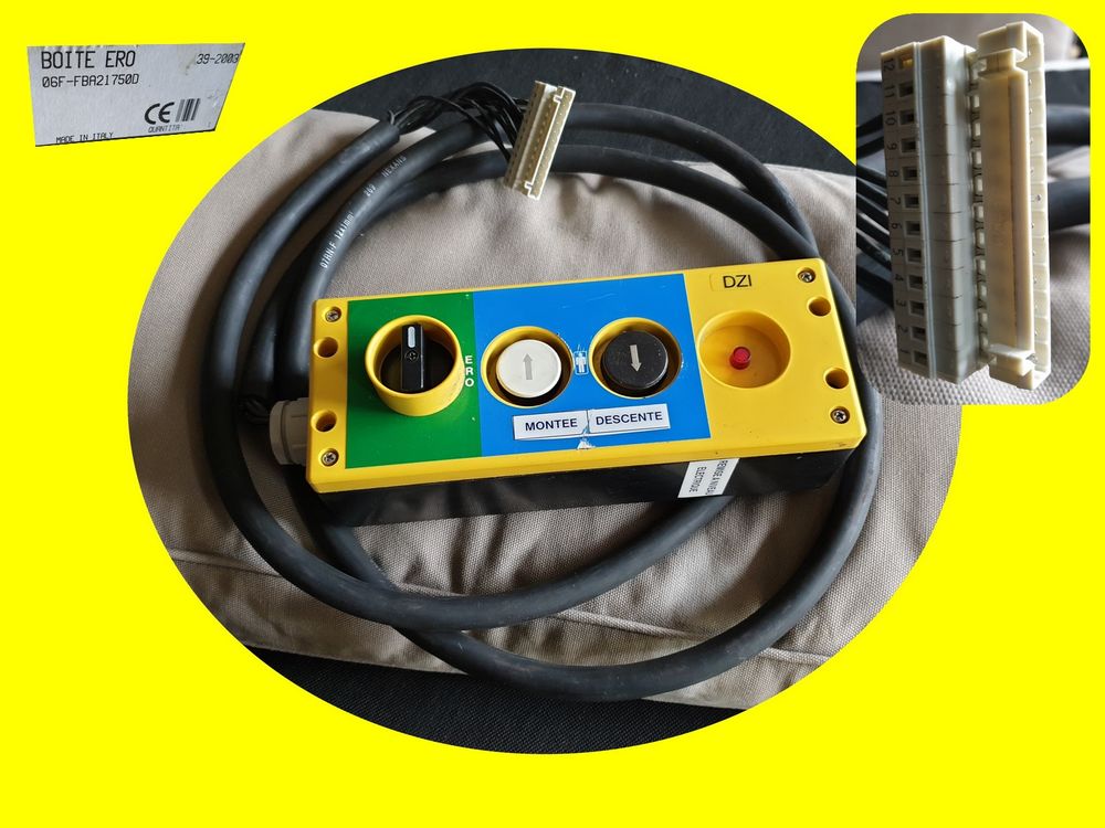 Boite de r&eacute;vision Boitier de commande ERO DZI ascenseur occa Bricolage