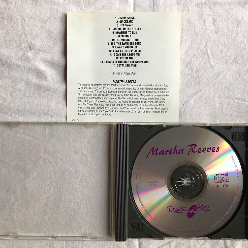 CD Martha Reeves Dancing In The Street CD et vinyles