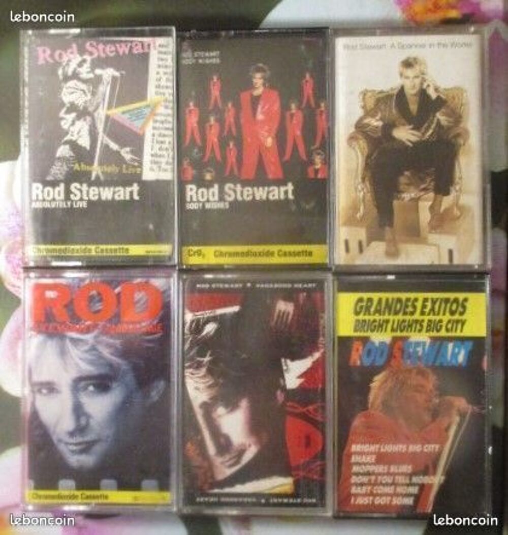Cassette audio Rod Stewart CD et vinyles